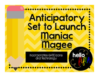 Preview of Anticipation Guide and GATE Frame for Maniac Magee