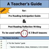 Anticipation Guide and Post Reading Reflection Writing - T