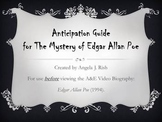 Anticipation Guide for A&E Biography: The Mystery of Edgar