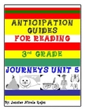 Anticipation Guides Journeys Unit-5 3rd Grade Reading Comp
