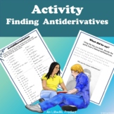 Antidifferentiation Activity - Matching Indefinite Integra