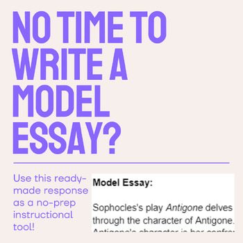 antigone literary analysis essay