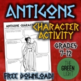 Antigone Characterization Activity -- Worksheet, Bell-Ring