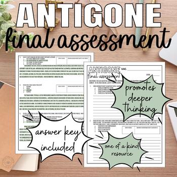 Preview of Antigone Final Assessment