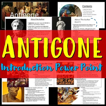 Preview of Antigone: Introduction Powerpoint