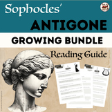 Antigone Sophocles' Activities Bundle Reading Guide Answer