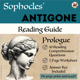 Antigone Reading Guide Prologue with Answer Key (Pt. 1)