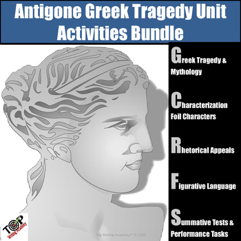 Preview of Antigone Unit Sophocles Greek Tragedy Activities Bundle