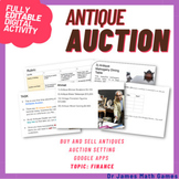 Antique Auction: A classroom math 'real life' activity