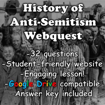 Preview of Antisemitism Webquest