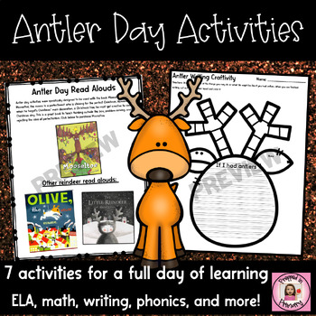 Preview of Antler/Reindeer Day Activities - 12 Days of Christmas