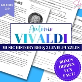 Antonio Vivaldi - Composer Biography and Maze Code Puzzle 