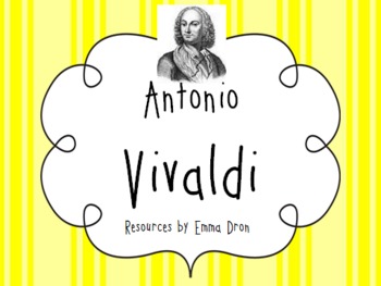 Preview of Antonio Vivaldi! Resource pack with information and activities.