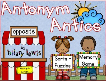 Antonyms - Games, Word Sorts, Puzzles | TpT