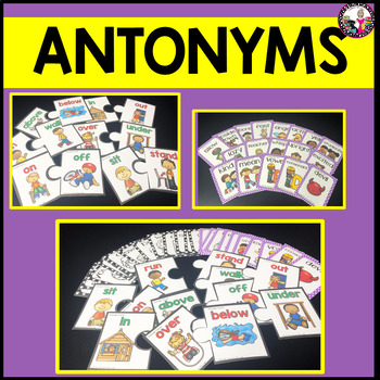 Antonyms by Literacy by Lulu | Teachers Pay Teachers