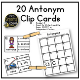 Antonym Clip Cards