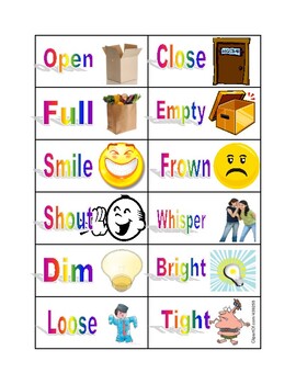 Preview of Antonym Flashcards