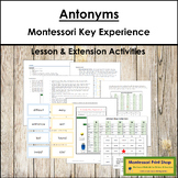 Antonyms Key Experience & Materials - Elementary Montessori