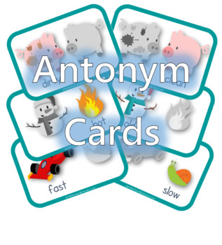 Preview of Antonym (Opposites) Cards