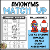 Antonym & Opposites Match up - Kindergarten & First ELA