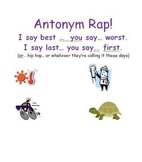 Antonym Rap - Rhyming Opposites for Primary Grades