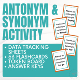 Antonym/Synonym Speech Therapy Game/ Assessment