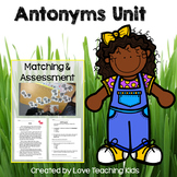 Antonym Unit Matching Activity and Reading Comprehension Passage