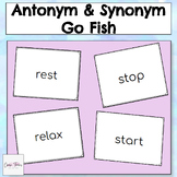 Antonym and Synonym Go Fish Game for Reading Literacy Cent