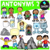 Antonyms 2 Clip Art Set {Educlips Clipart}