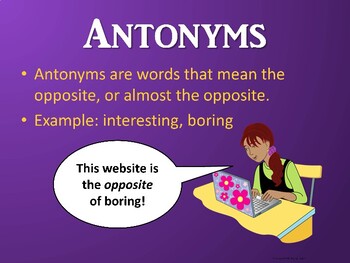 Preview of Antonyms