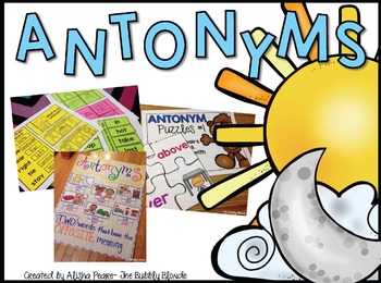 Antonyms {Interactive} by The Bubbly Blonde | TPT