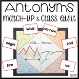 Antonyms Match-Up and Class Quilt Activity!