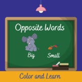 Antonyms | Opposite Words | Practice Worksheets