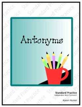 Preview of Antonyms--Standard Practice