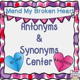 Antonyms & Synonyms Center - Valentine Theme