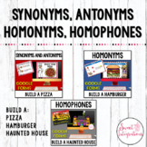 Antonyms, Synonyms, Homonyms, Homophones Bundle With Google Forms
