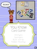 Antonyms, Synonyms, Multiple Meaning, Root Word - Language