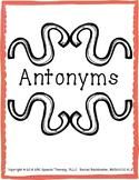 Antonyms Printables- Packet of Worksheets (Vocabulary, Homework)