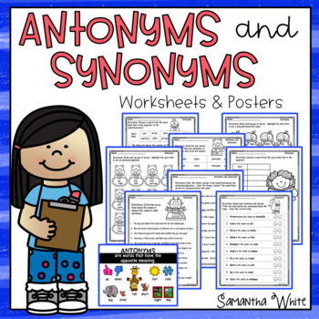 Synonyms And Antonyms Anchor Chart
