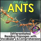 Ants Differentiated Reading Passages: Nonfiction Small Gro
