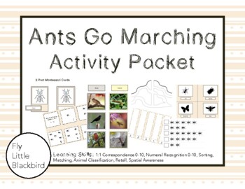 Preview of Ants Go Marching Activity Packet