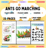 Ants Go Marching song extra activities, games, cards and m