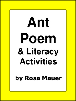 Preview of Ants Originally-Written Poem, Comprehension Questions, & Grammar Practice free