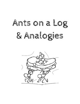 Preview of Ants on a Log Analogies Practice