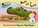 Ants on a Log - Animated Step-by-Step Recipe - SymbolStix