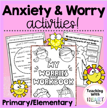 Preview of Anxiety Activities | Worry Workbook