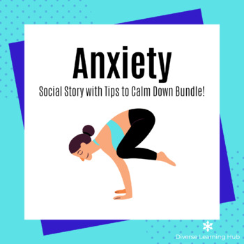 Preview of Anxiety Animated Social Story Bundle (Distance Learning - How to Calm Down)