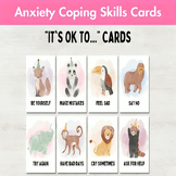 Anxiety Coping Skills Cards | Anxiety Activities | Coping Skills