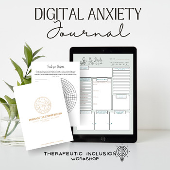 Preview of Anxiety Journal: Embrace the storm within