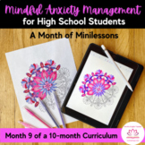 Anxiety Management Mindfulness Lessons for High School